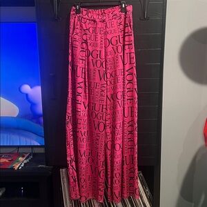 Vogue Fuchsia Wide Leg Pants XL